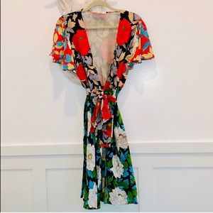 Floral Wrap Dress